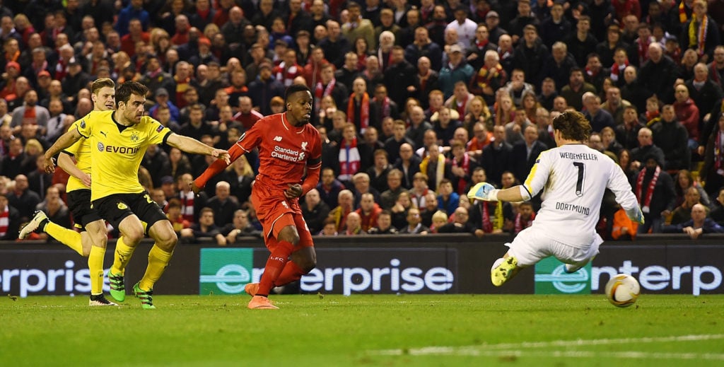 Liverpool's Divock Origi helps to best Anfield European night v Borussia Dortmund in UEFA Europa League Quarter Final: Second Leg