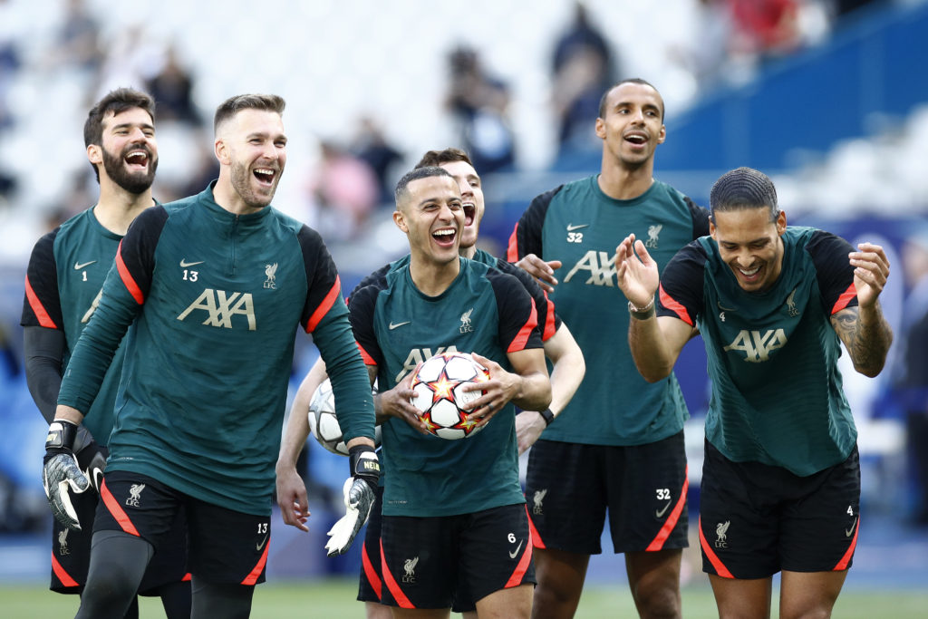 Liverpool FC Training Session And Press Conference - UEFA Champions League Final 2021/22