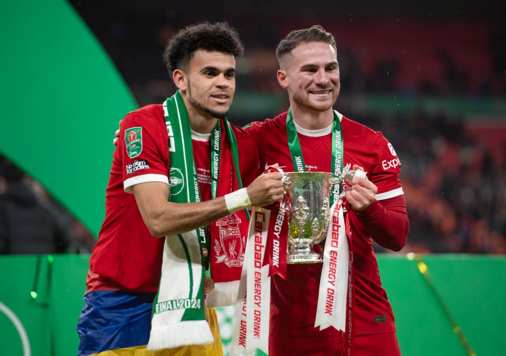aLEXIS mAC aLLISTER AFTER Chelsea v Liverpool - Carabao Cup Final
