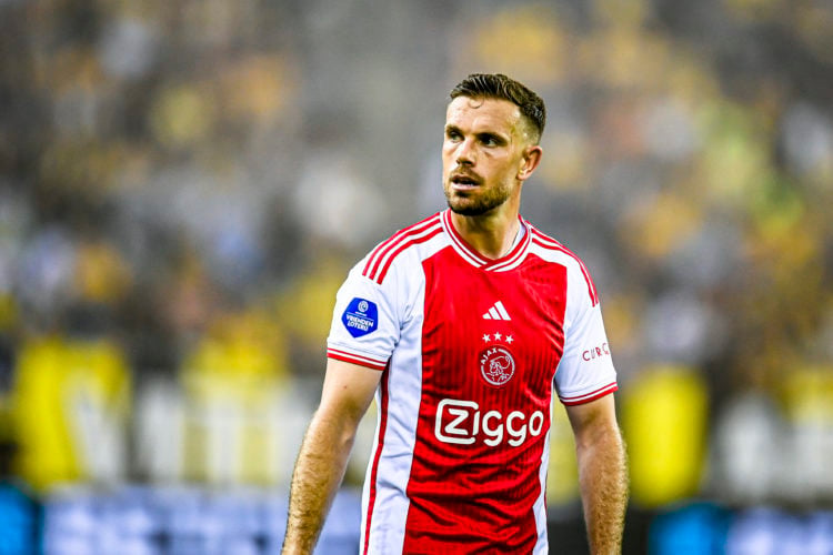 ARNHEM, 19-05-2024, GelreDome, football, Dutch Eredivisie, season 2023 / 2024, Match between Vitesse and Ajax, Ajax player Jordan Henderson