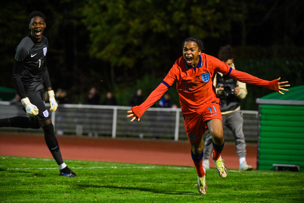 France U16 v England U16 - friendly match
