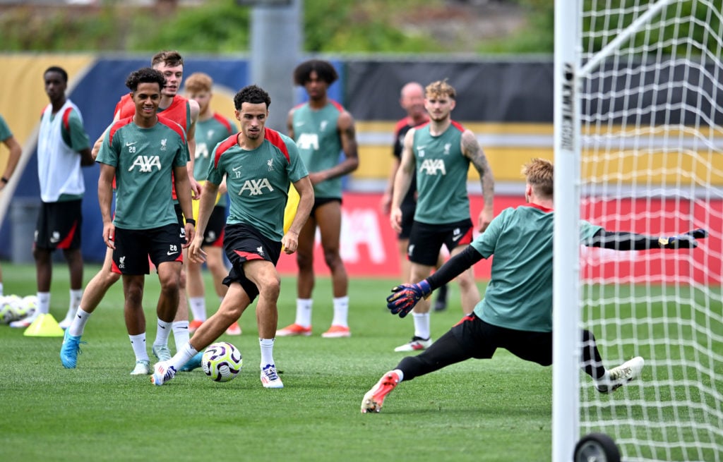 Liverpool FC Training Session And Press Conference