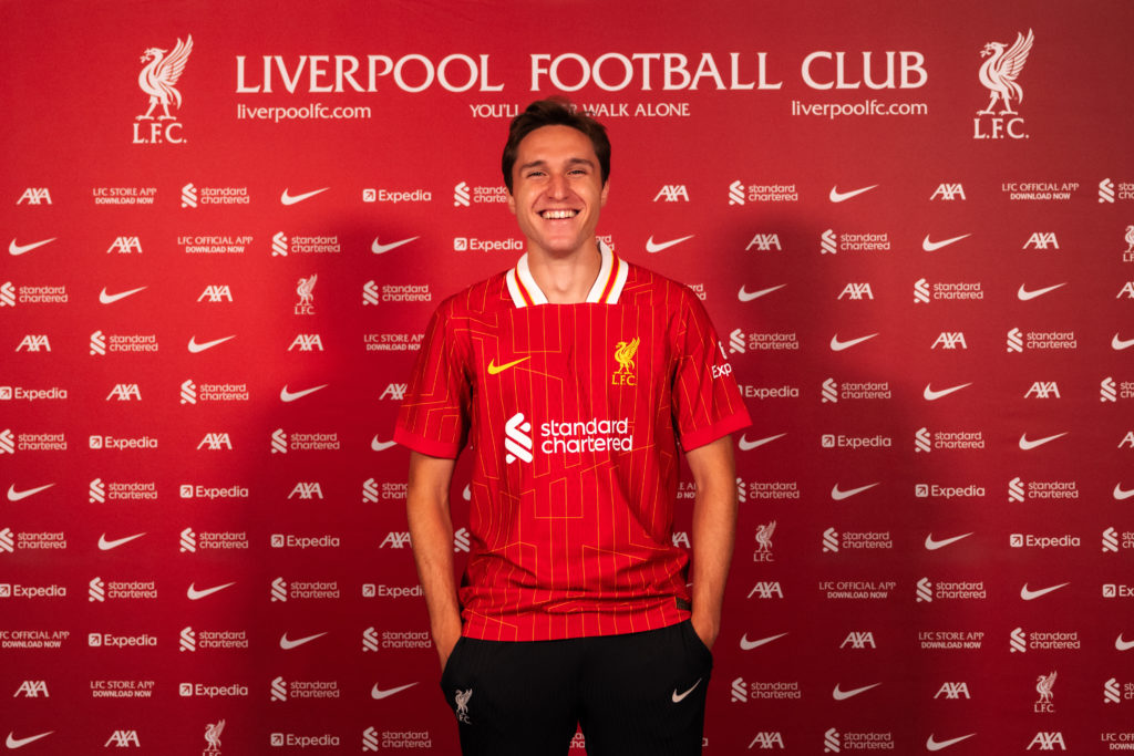 Liverpool Unveil New Signing Federico Chiesa