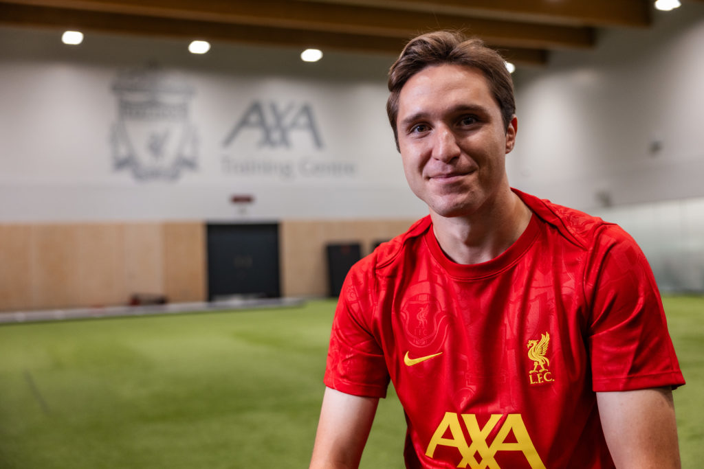 Liverpool Unveil New Signing Federico Chiesa