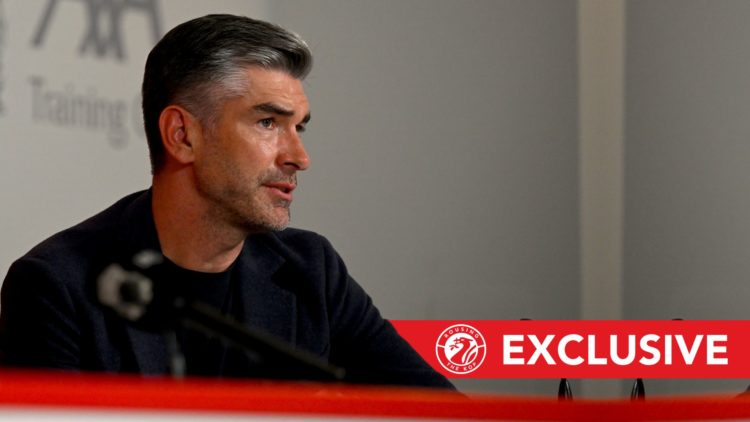 Liverpool sporting director Richard Hughes holds introductory press conference