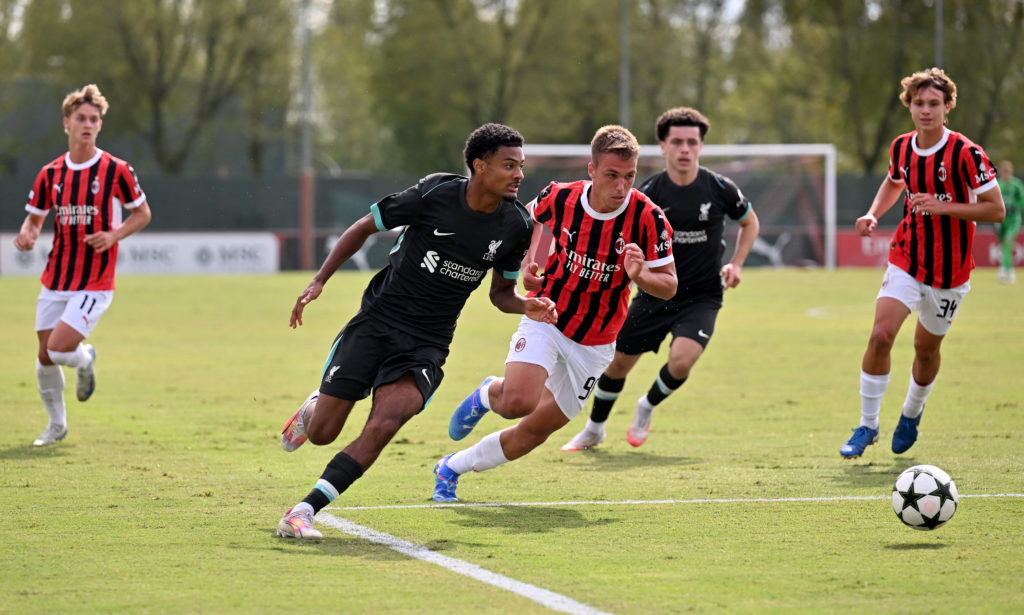 AC Milan v Liverpool FC - UEFA Youth League 2024/25
