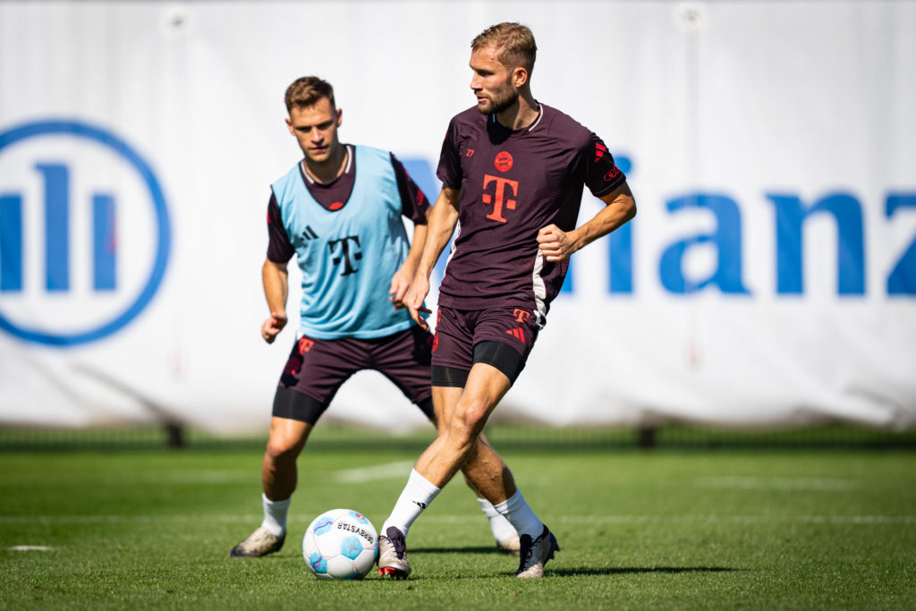 kONRAD lAIMER DURING bAYERN mUNICH TRAINING SESSION
