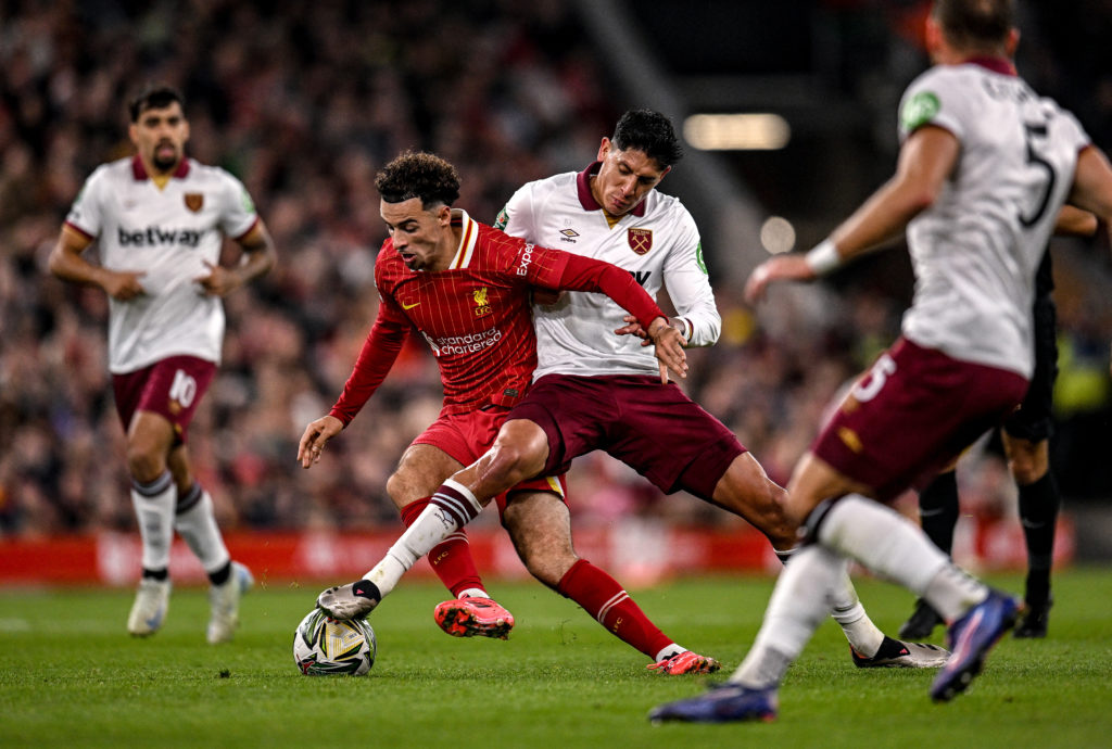Liverpool v West Ham United - Carabao Cup Third Round