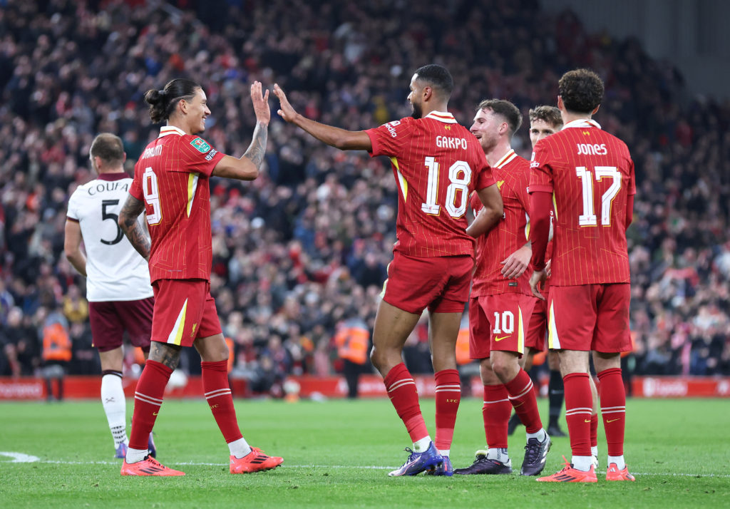 Liverpool v West Ham United - Carabao Cup Third Round