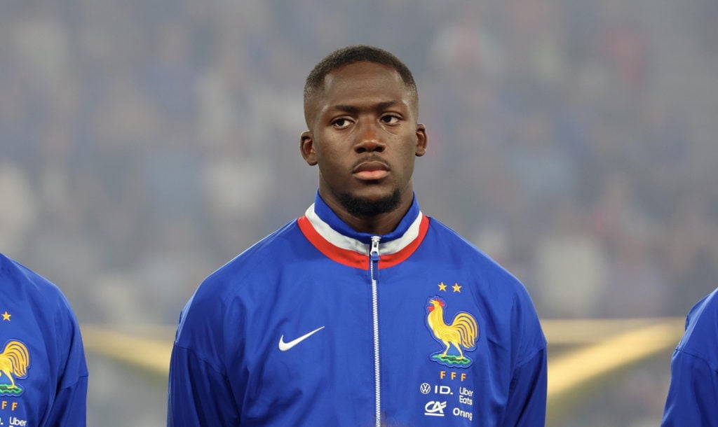 brahima Konate #15 of Team France pose during the UEFA Nations League 2024/25 League A Group A2 match between France and Italy at Parc des Princes