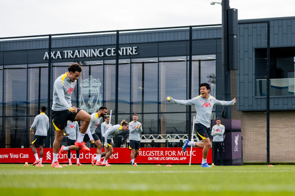 Liverpool FC Training Session And Press Conference - UEFA Champions League 2024/25 League Phase MD2