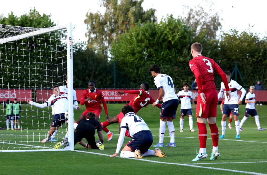 Liverpool v Bologna FC 1909 - UEFA Youth League 2024/25