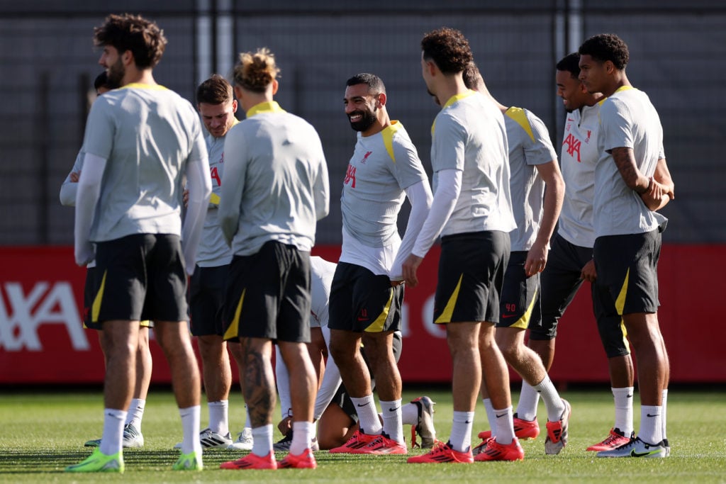 Liverpool FC Training Session And Press Conference - UEFA Champions League 2024/25 League Phase MD3