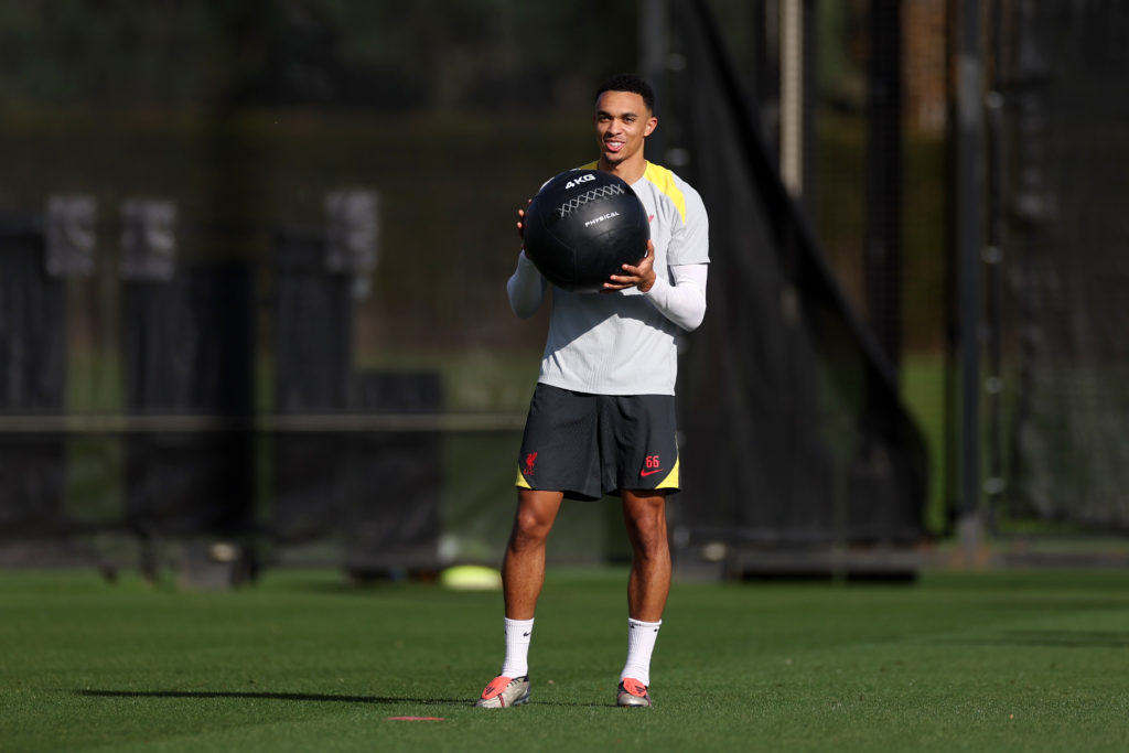 Liverpool FC Training Session And Press Conference - UEFA Champions League 2024/25 League Phase MD3