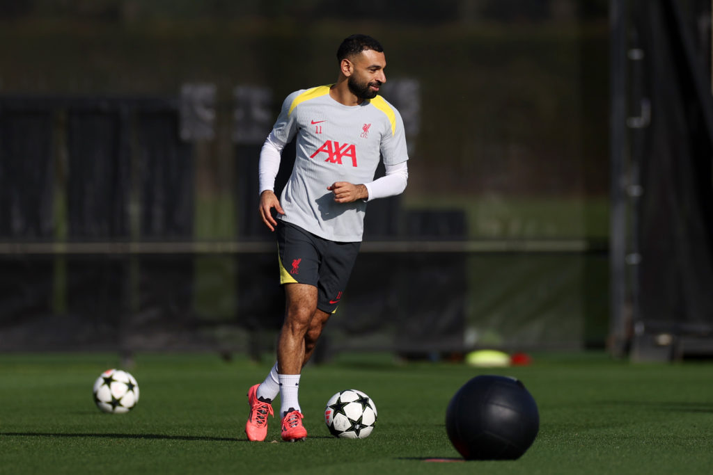 Liverpool FC Training Session And Press Conference - UEFA Champions League 2024/25 League Phase MD3