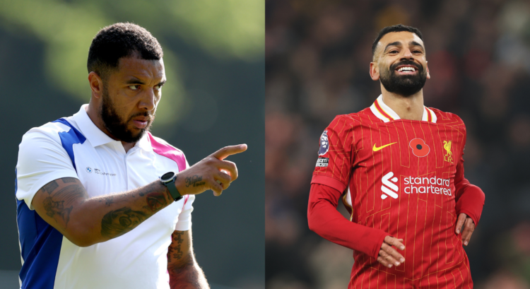 An image featuring Troy Deeney and Mohamed Salah.