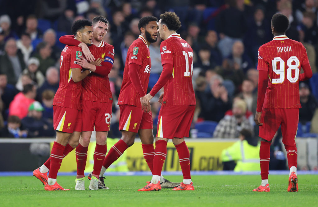 Brighton & Hove Albion v Liverpool - Carabao Cup Fourth Round