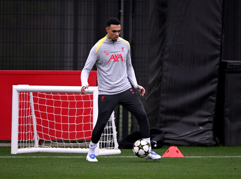 Liverpool FC Training Session And Press Conference - UEFA Champions League 2024/25 League Phase MD4