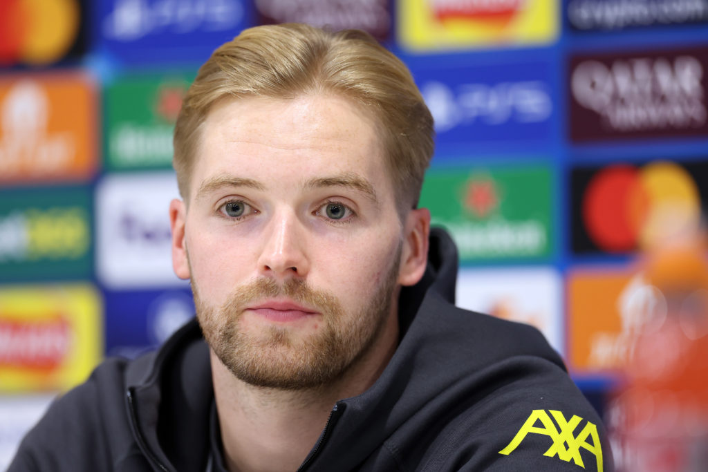 Liverpool FC Training Session And Press Conference - UEFA Champions League 2024/25 League Phase MD4