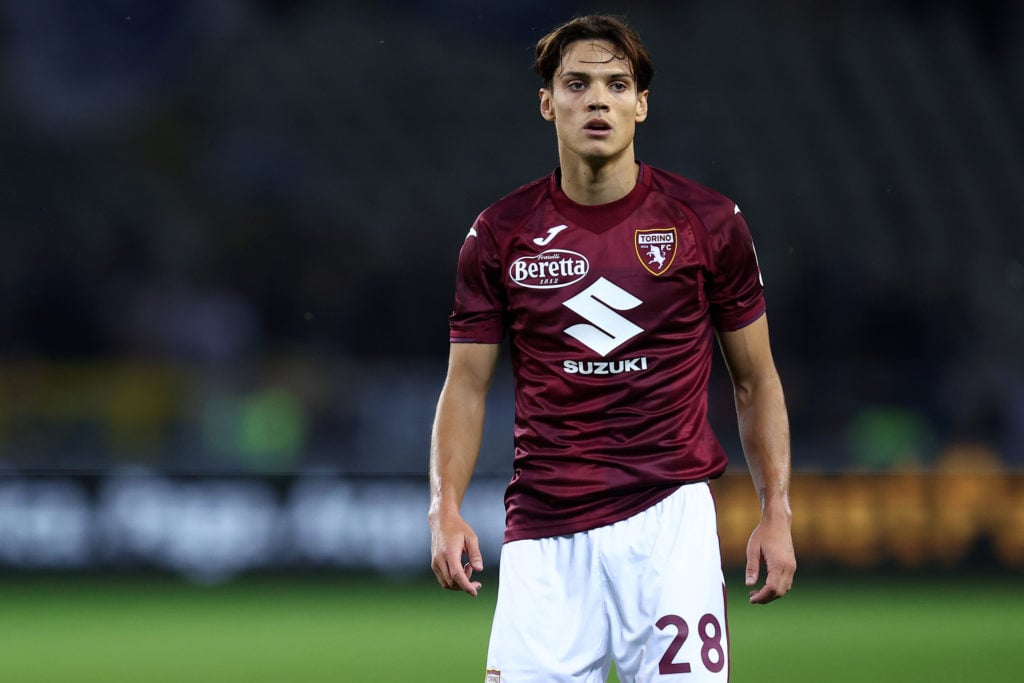 Samuele Ricci of Torino Fc looks on during the Coppa Italia