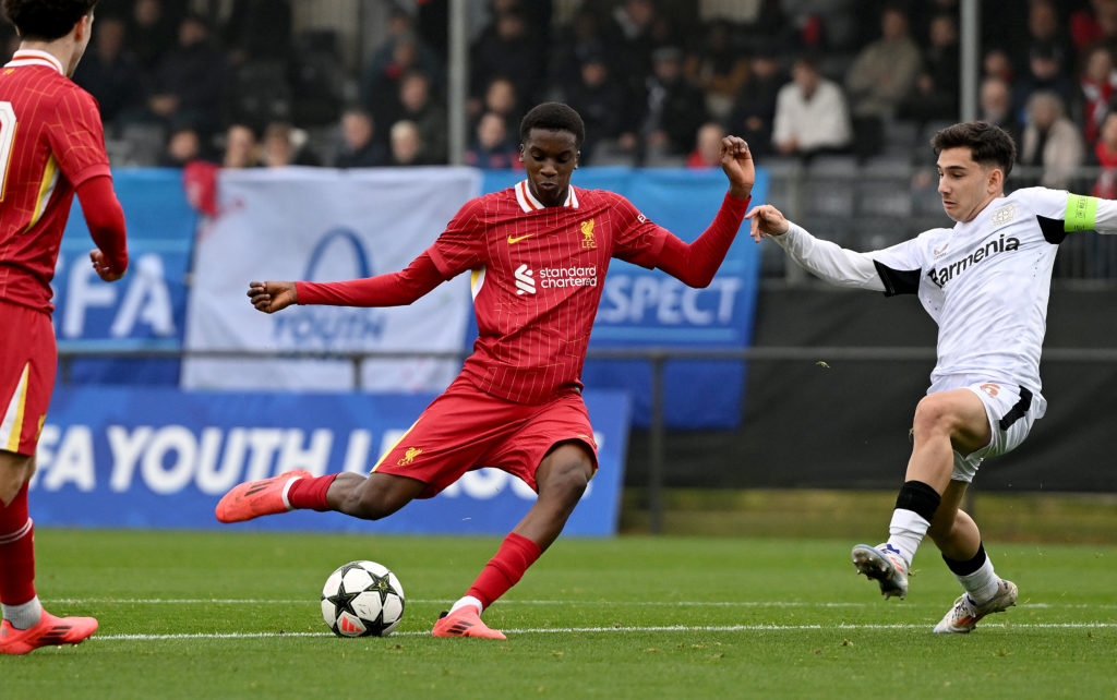 Liverpool FC v Bayer 04 Leverkusen - UEFA Youth League 2024/25