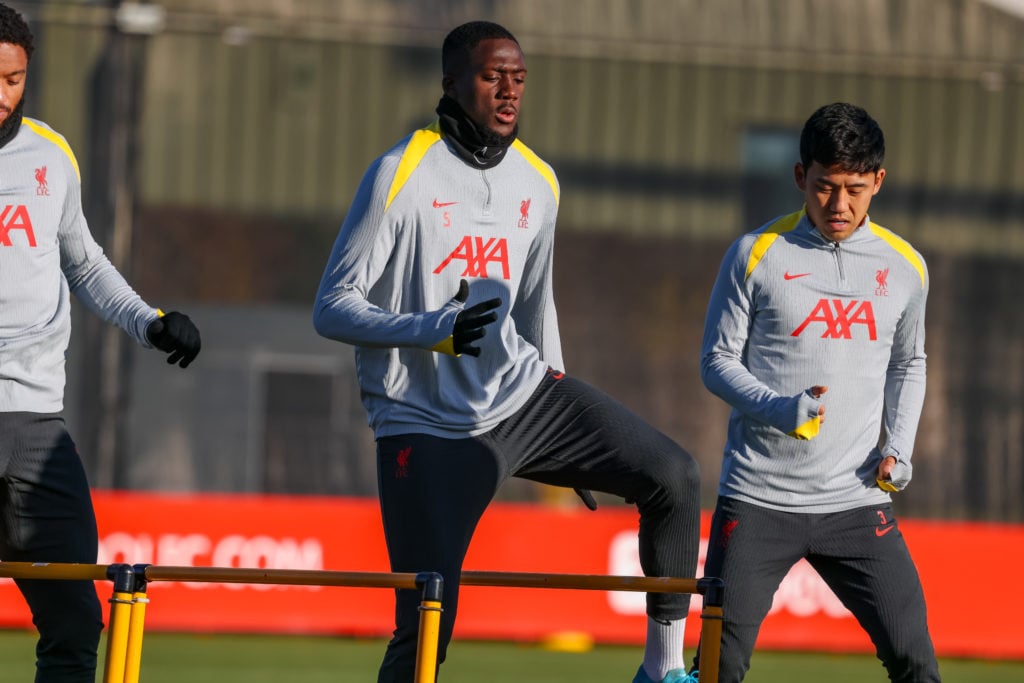 Liverpool FC Training Session And Press Conference - UEFA Champions League 2024/25 League Phase MD5