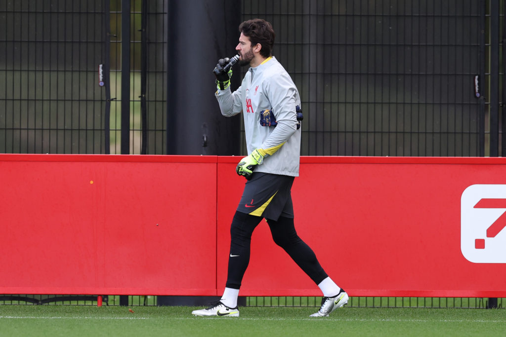 Liverpool FC Training Session And Press Conference - UEFA Champions League 2024/25 League Phase MD6
