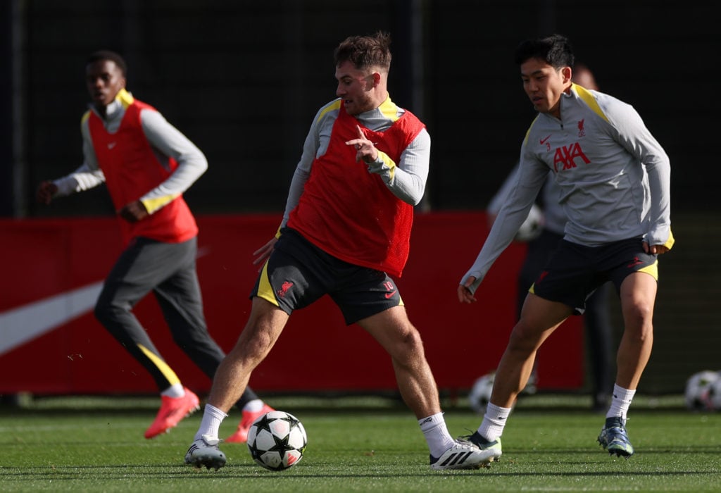 Liverpool FC Training Session And Press Conference - UEFA Champions League 2024/25 League Phase MD3
