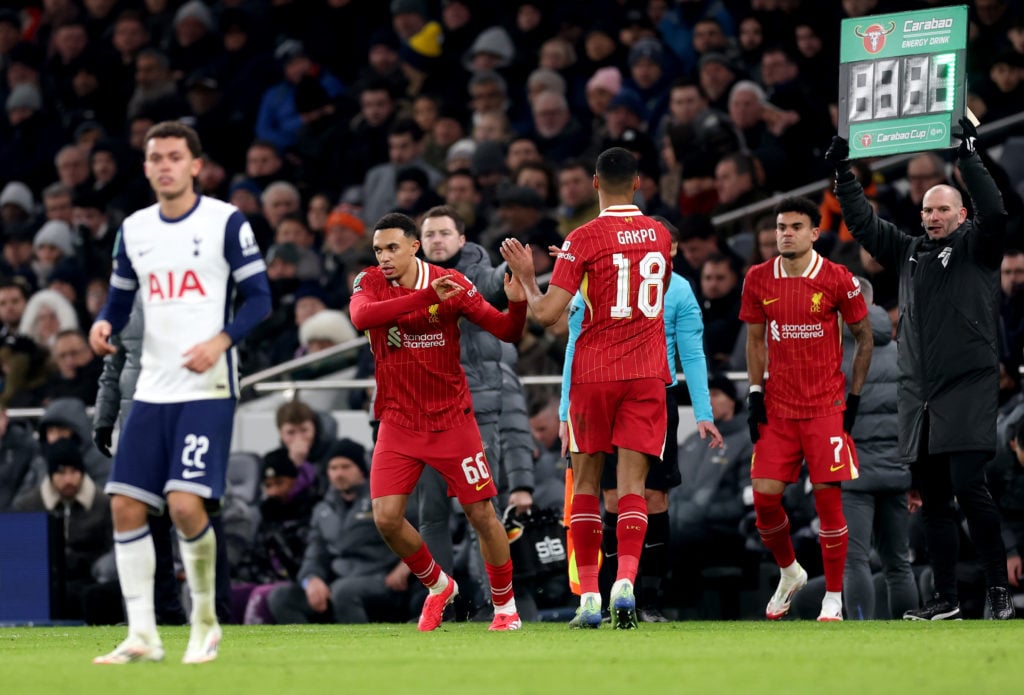 Tottenham Hotspur v Liverpool - Carabao Cup Semi Final First Leg