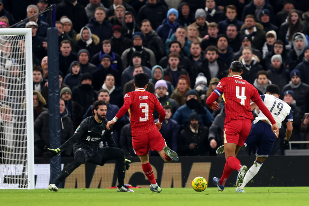 Tottenham Hotspur v Liverpool - Carabao Cup Semi Final First Leg