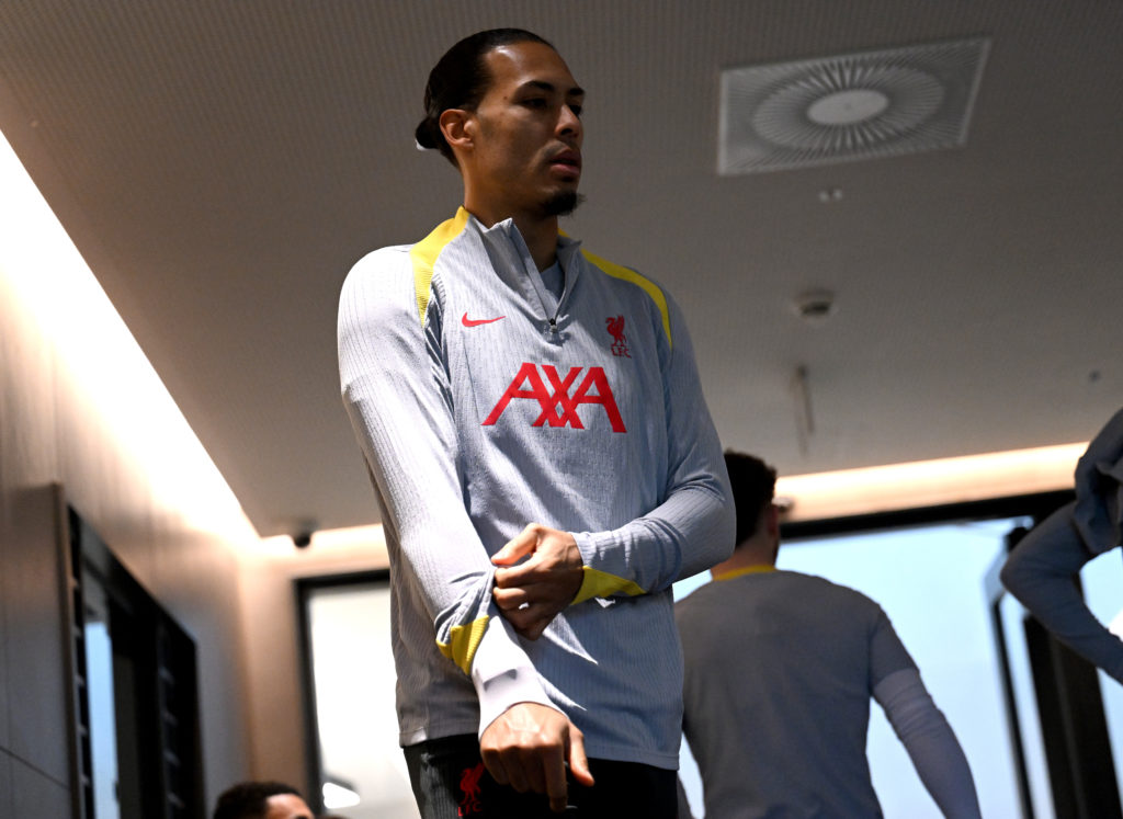 Liverpool FC Training Session And Press Conference - UEFA Champions League 2024/25 League Phase MD7