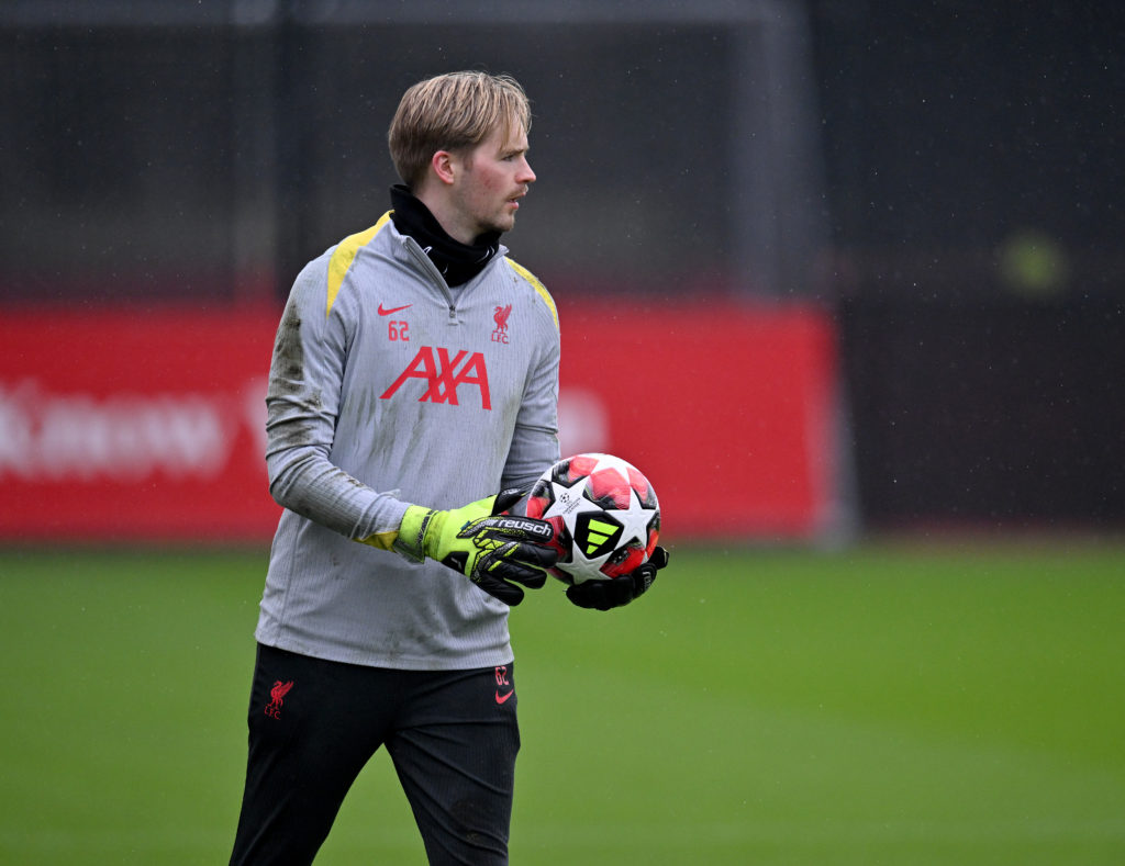 Liverpool FC Training Session And Press Conference - UEFA Champions League 2024/25 League Phase MD7