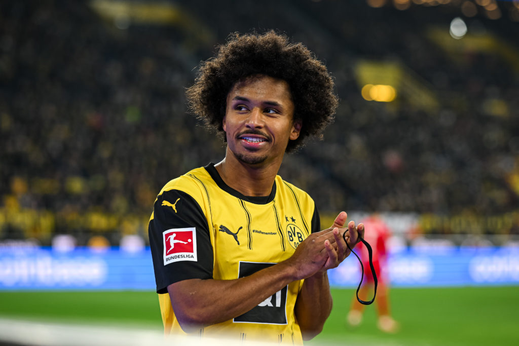 Karim Adeyemi of Dortmund during the Bundesliga match between Borussia Dortmund and SV Werder Bremen at Signal Iduna Park