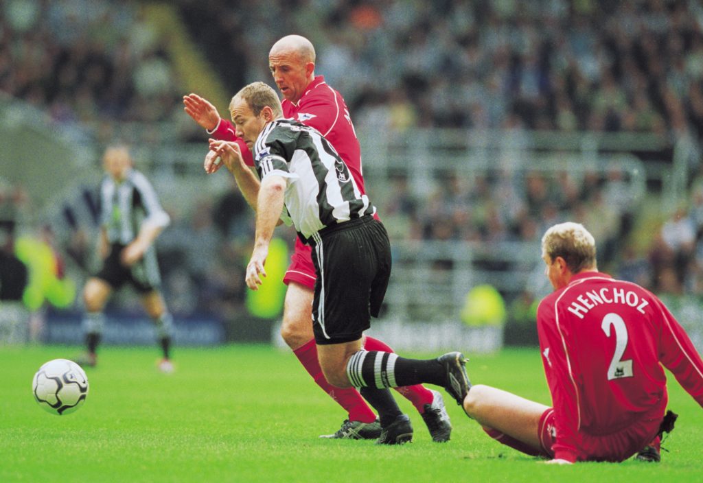 Alan Shearer Stephane Henchoz Gary McAllister