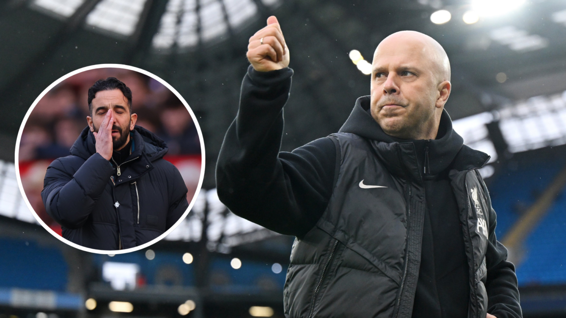 Arne Slot enjoys success at Liverpool meanwhile Ruben Amorim struggles at Man United
