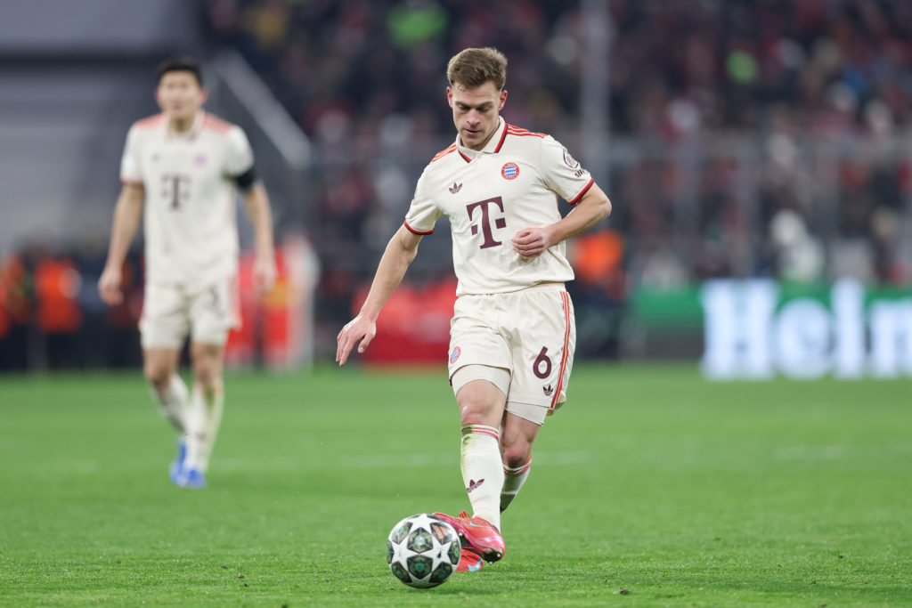 Joshua Kimmich of FC Bayern Munich seen in action during the