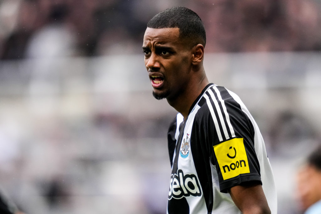 Alexander Isak of Newcastle United FC looks on during the Premier League match between Newcastle United and Nottingham Forest at St James' Park