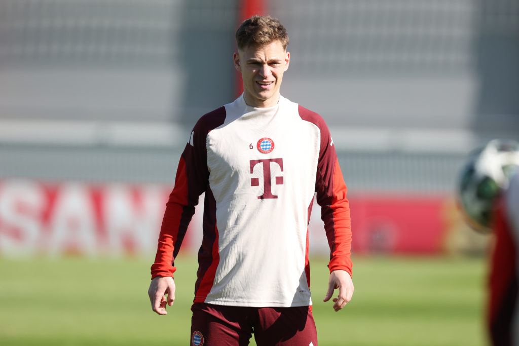 FC Bayern München Training Session And Press Conference - UEFA Champions League 2024/25 Round of 16 First Leg