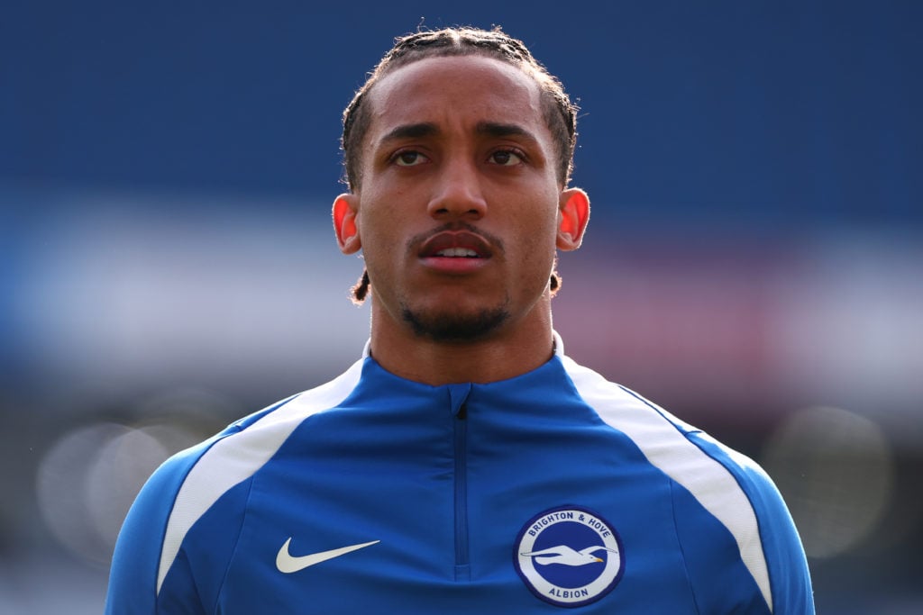 Joao Pedro during the Premier League match between Brighto and Hove Albion FC and Fulham FC at Amex Stadium