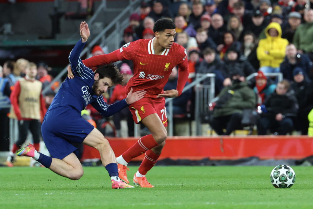 Liverpool FC v Paris Saint-Germain - UEFA Champions League 2024/25 Round of 16 Second Leg