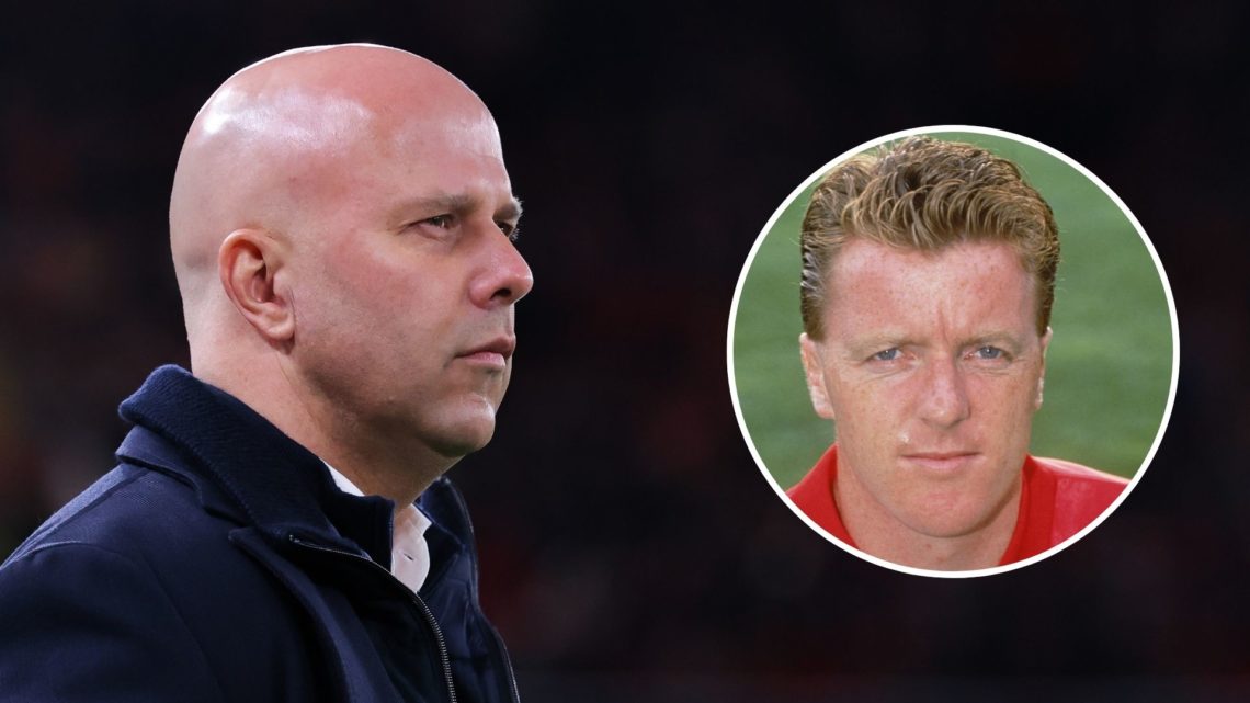 Arne Slot, manager of Liverpool, during the UEFA Champions League 2024/25 UEFA Champions League 2024/25 Round of 16 Second Leg match between Liverp...