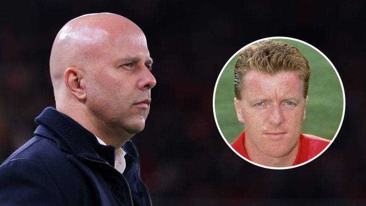 Arne Slot, manager of Liverpool, during the UEFA Champions League 2024/25 UEFA Champions League 2024/25 Round of 16 Second Leg match between Liverp...