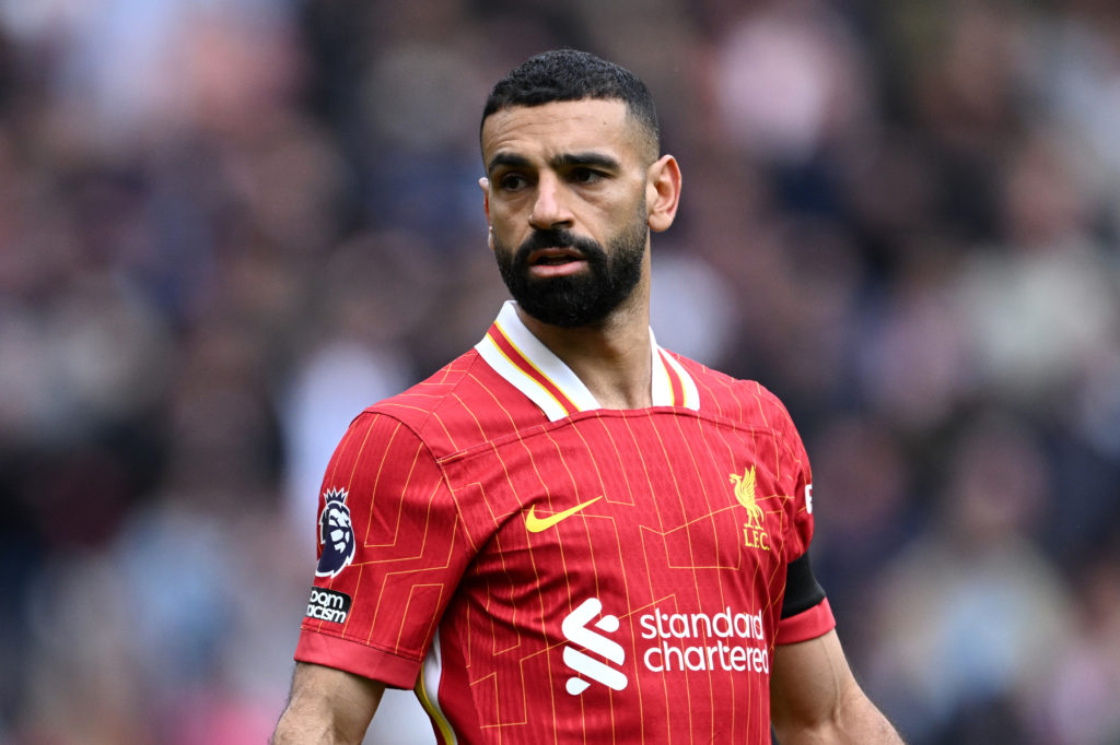 Mohamed Salah of Liverpool during the Premier League match between Liverpool FC and West Ham United FC at Anfield