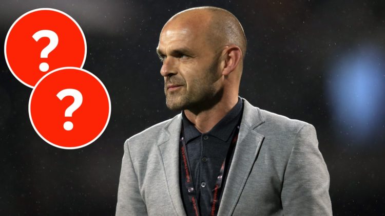 Pundit Danny Murphy with two mystery player inserts