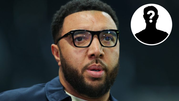 Pundit Troy Deeney with a mystery insert