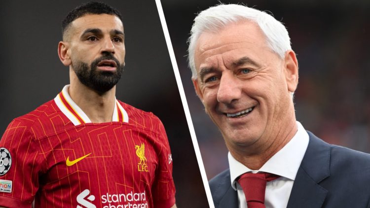 Liverpool attacker Mohamed Salah and Liverpool legend Ian Rush