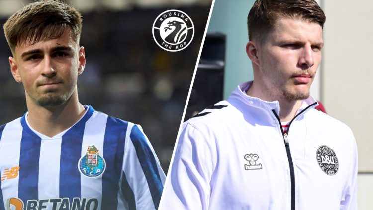 Martim Fernandes in action for Porto. Denmark U21 right-back Anton Gaaei prepares for a match.