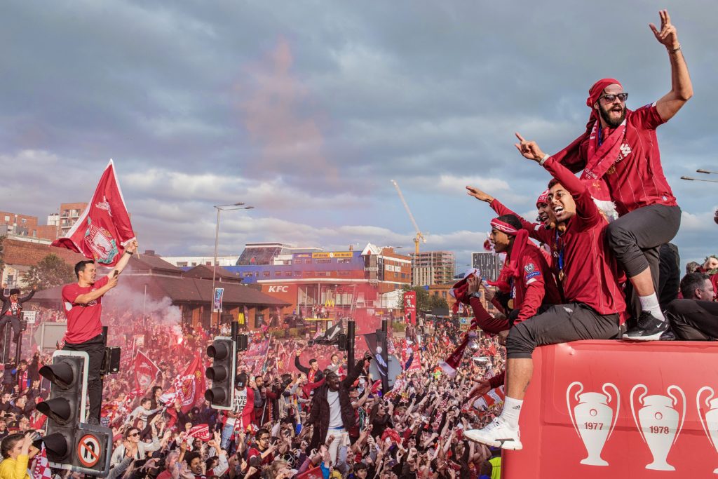 Liverpool Parade to Celebrate Winning UEFA Champions League
