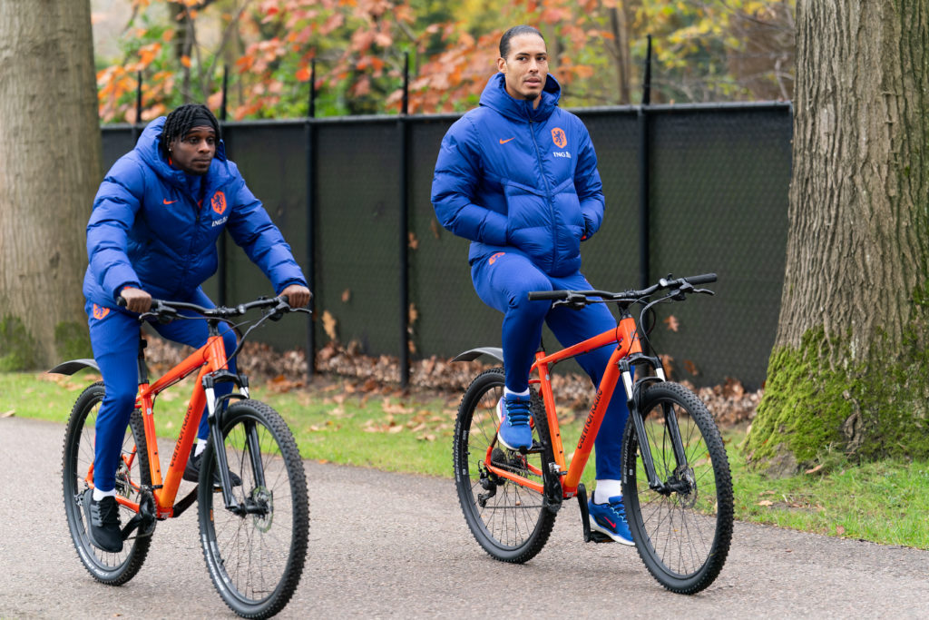 Jeremie Frimpong and Virgil van Dijk