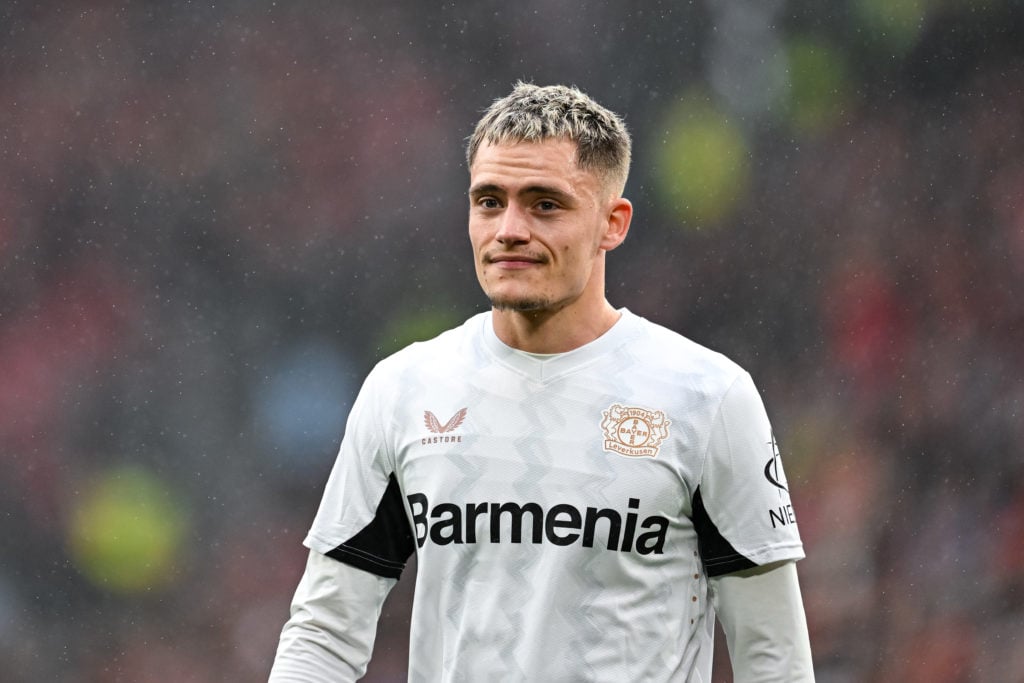 Florian Wirtz of Bayer 04 Leverkusen during the Bundesliga match between Sport-Club Freiburg and Bayer 04 Leverkusen at Europa-Park Stadion